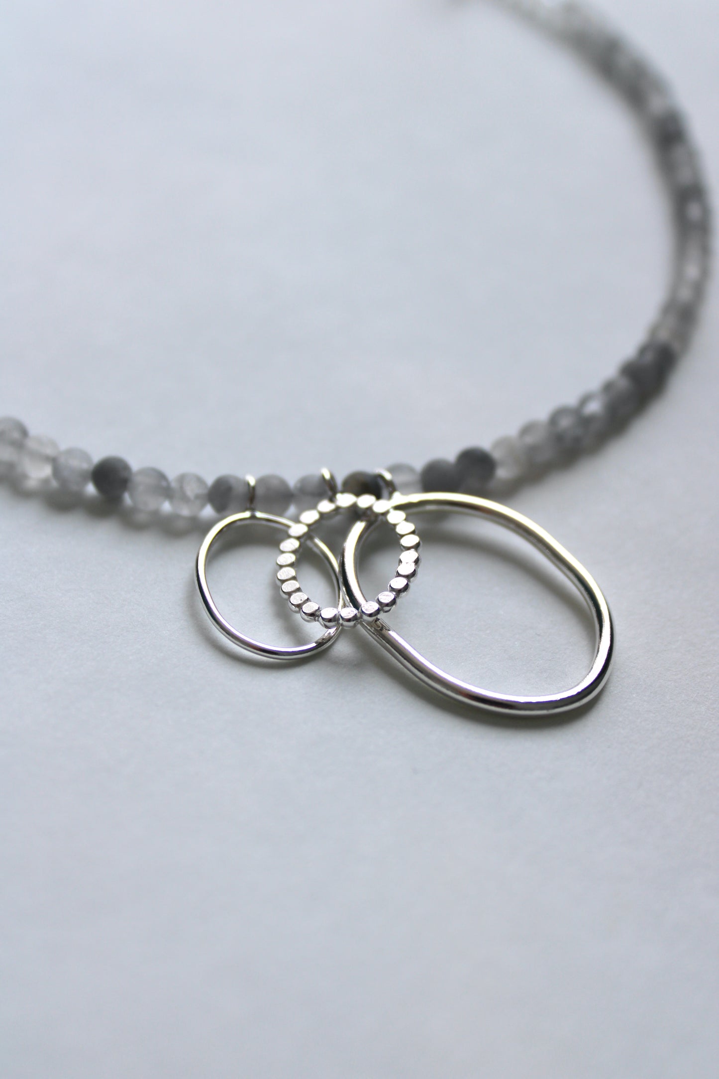 Pebble and Bead Necklace