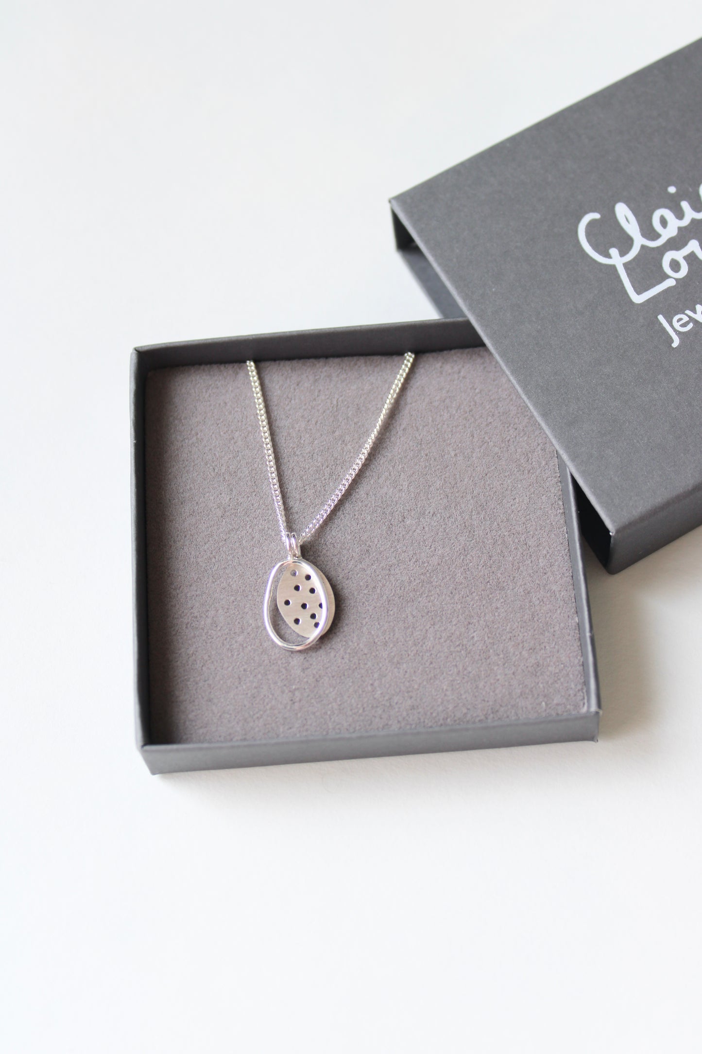 Tiny Double Pebble Necklace