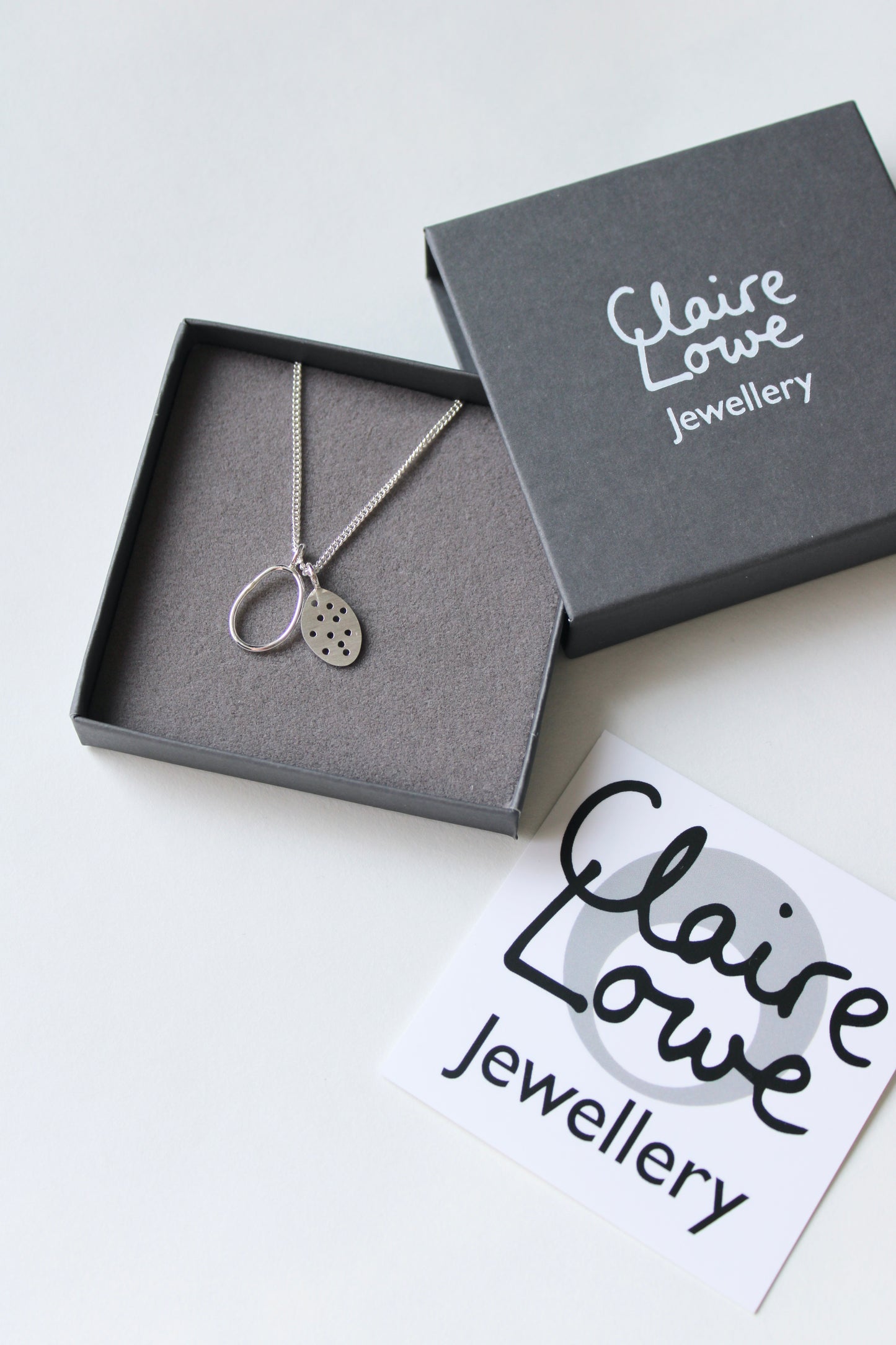 Tiny Double Pebble Necklace