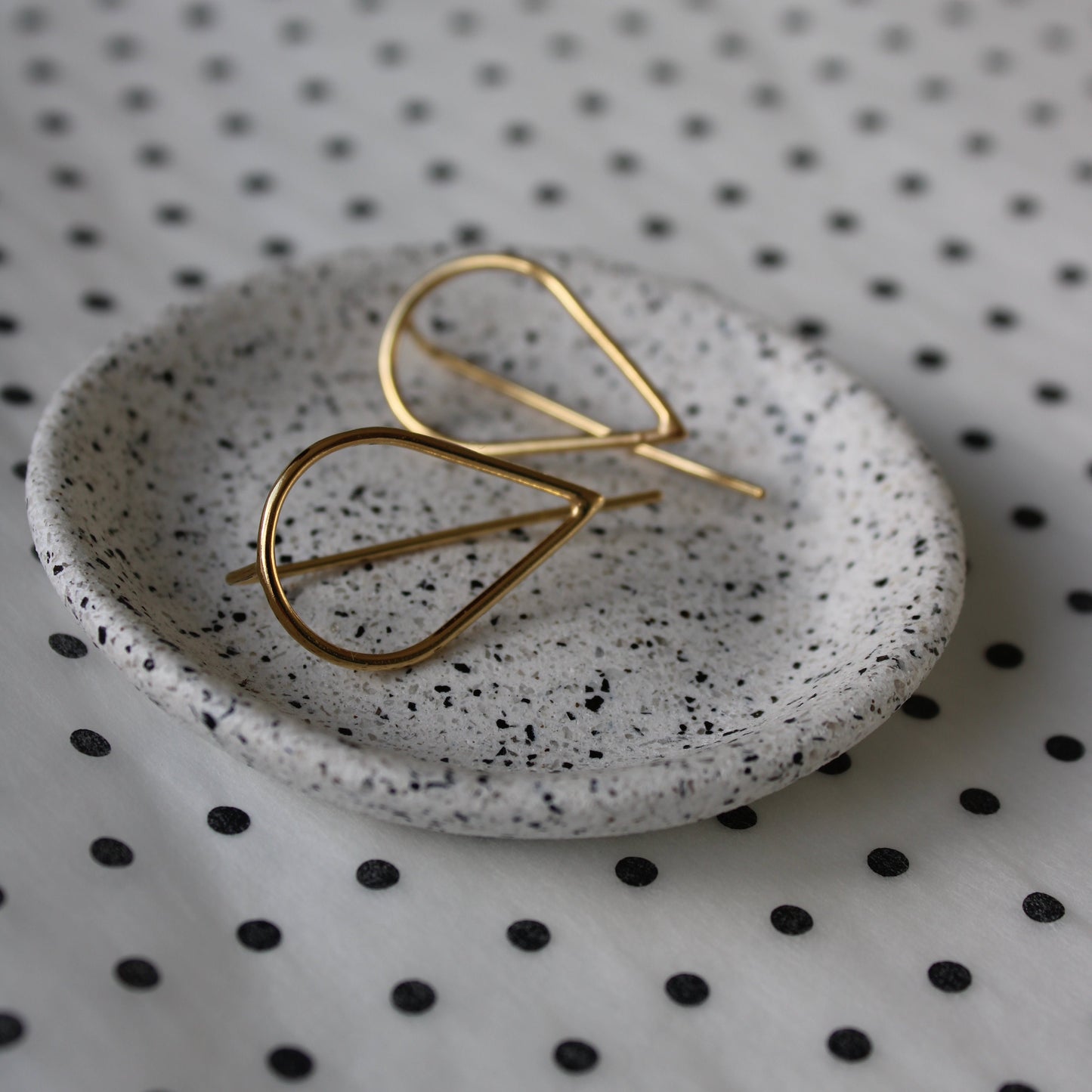 Teardrop Threaders -Gold