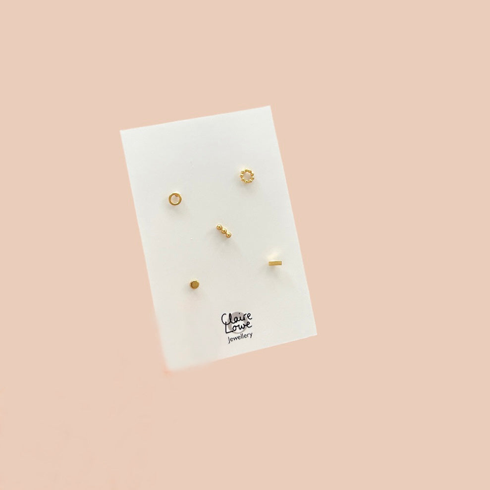 Mix & Match Studs - Gold
