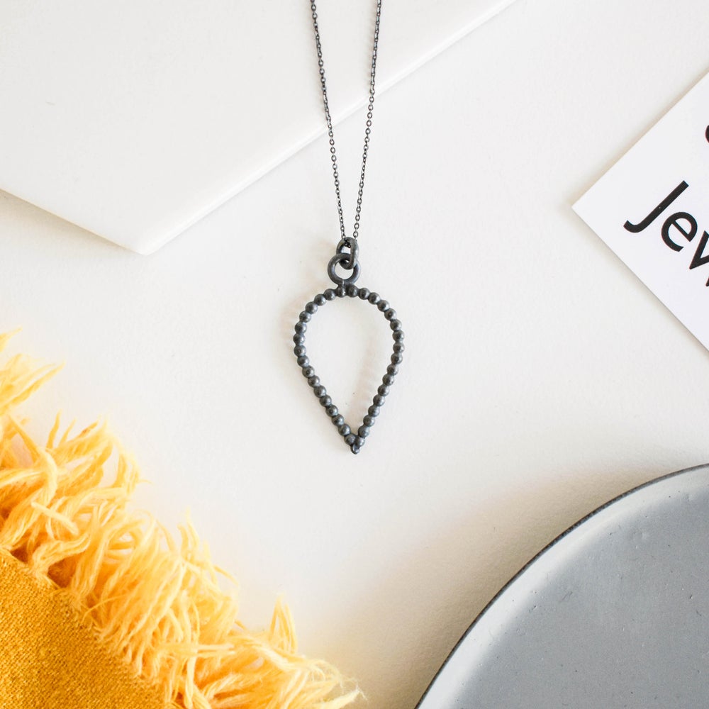 Dotty teardrop pendant