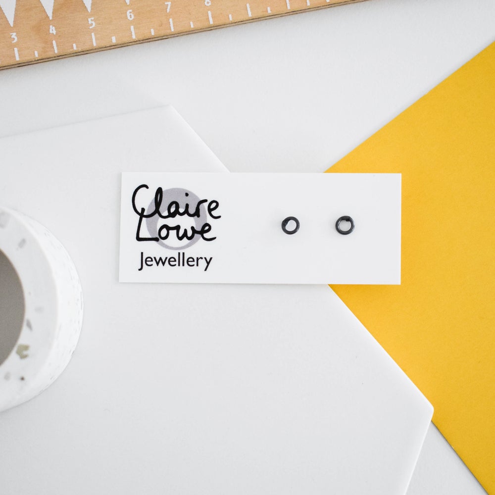 Tiny circle studs