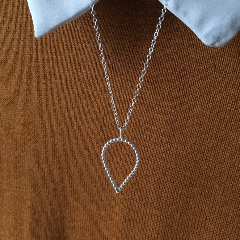 Dotty teardrop pendant