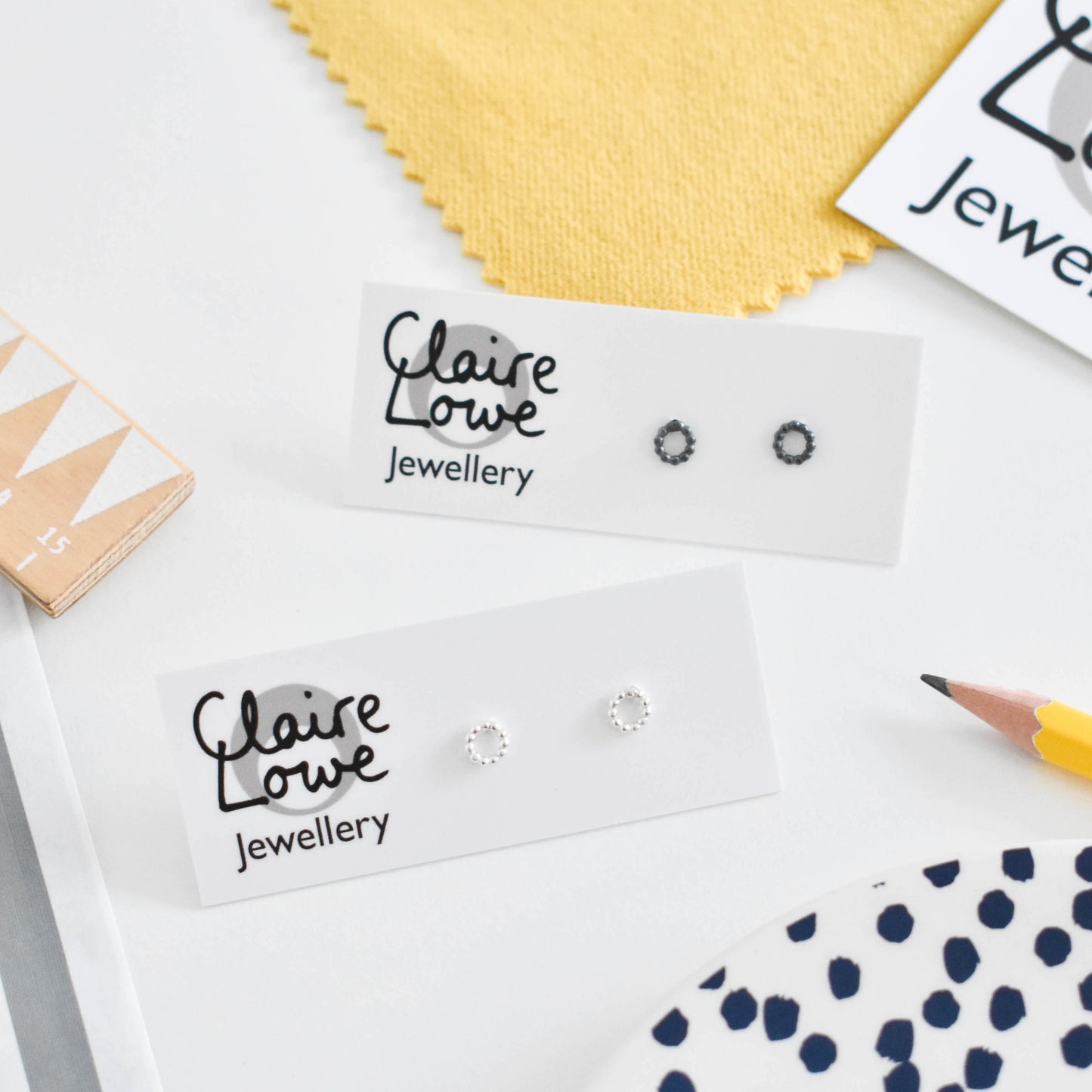 dotty circle studs