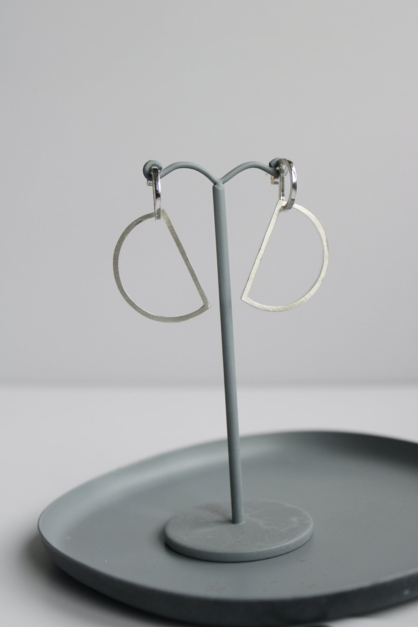 Double Arc Dangle Studs