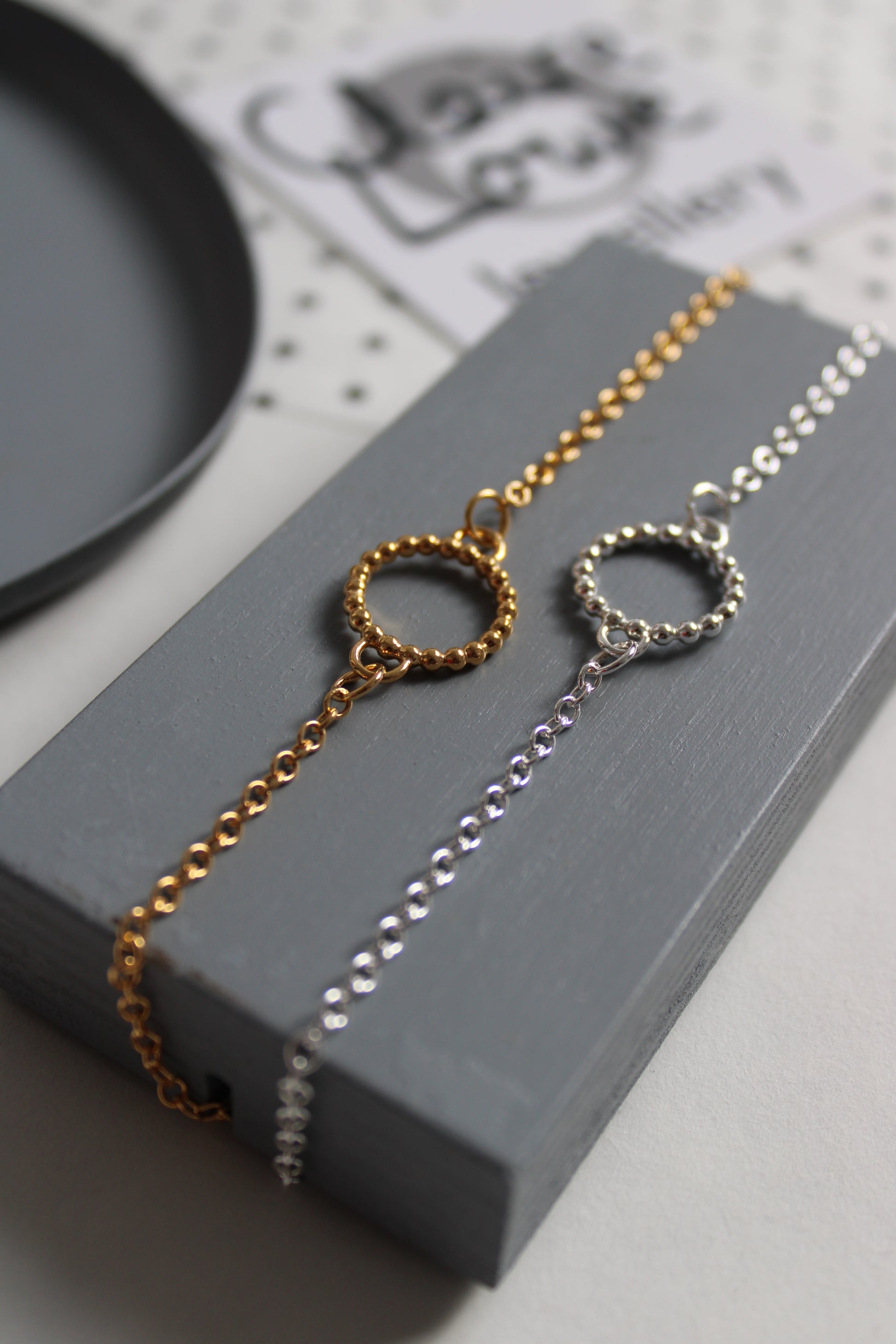 dotty circle bracelets
